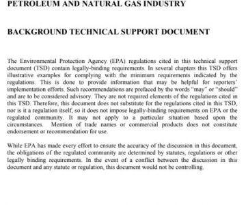 GHG Reporting from O&G Industry